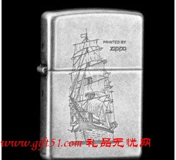 ZIPPO打火機(jī) 古銀雙刻一帆風(fēng)順