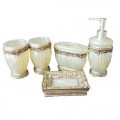 歐式風(fēng)格樹脂衛(wèi)浴五件套