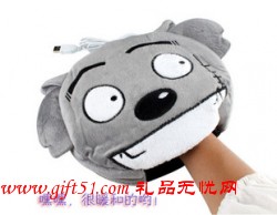 灰太狼USB暖手鼠標(biāo)墊