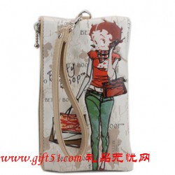 珠光白女士錢(qián)包鑰匙包新款