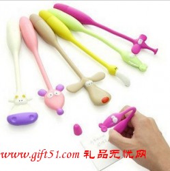 可彎曲動物圓珠筆