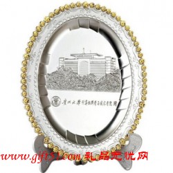 銀黃雙色金屬紀(jì)念盤(pán)