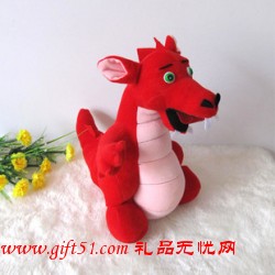 毛絨玩具 紅龍公仔