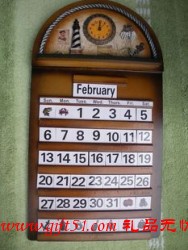 木質(zhì)掛歷牌定制