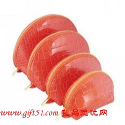 四件套化妝包 鱷魚紋零錢包 手機(jī)卡片鑰匙收納包定做