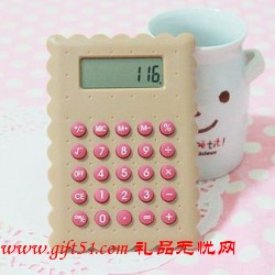 迷你袖珍計(jì)算器 超可愛的餅干計(jì)算器定做