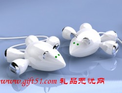 USB變形鼠 可愛鼠四位分線器定做