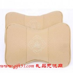 汽車?yán)C花皮頭枕定制 竹炭保健枕頭定制