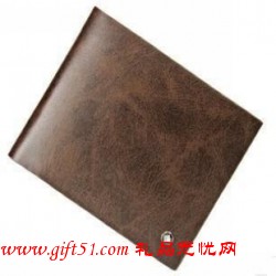 萬寶龍咖啡男士橫款錢包