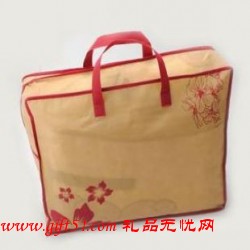 小毛毯包裝袋,PVC透明無(wú)紡布袋定做