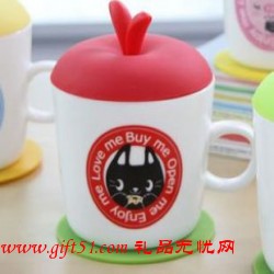蘋(píng)果杯動(dòng)物杯定制