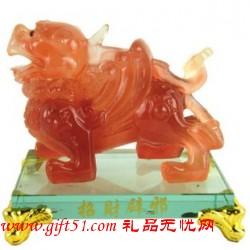 水琉璃貔貅擺件,招財(cái)辟邪
