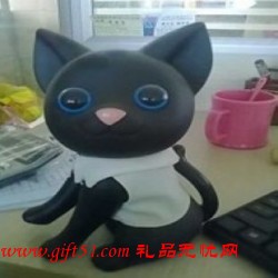 可愛(ài)凱特貓存錢(qián)罐定制