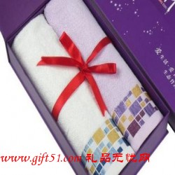 竹纖維生態(tài)毛巾禮盒定制 商務(wù)禮品 會議禮品