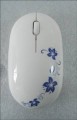 青花單邊小碎花鼠標(biāo),青花無(wú)線鼠標(biāo)定制