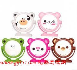 卡通動(dòng)物雙面鏡子定制