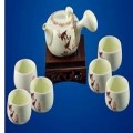 古玉養(yǎng)生瓷茶壺套裝定制