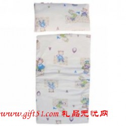 快樂(lè)熊嬰幼兒童夏季被+枕頭定制,夏季被空調(diào)被定做
