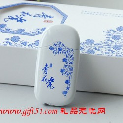 超薄青花瓷防風(fēng)大火機(jī)定制,打火機(jī)定做