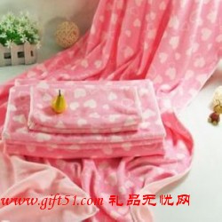 超細印花浴巾定制 五一禮品