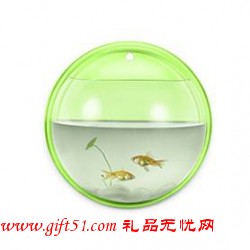 亞克力透明圓形懸掛魚(yú)缸定制