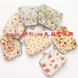 布藝碎花錢(qián)包/錢(qián)夾