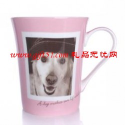吉利狗水杯 可愛狗水杯 陶瓷馬克杯