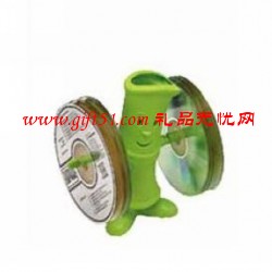 創(chuàng)意廣告促銷禮品,綠色節(jié)節(jié)高CD架定做