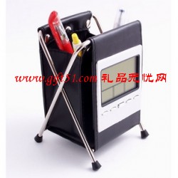 皮質(zhì)萬(wàn)年歷筆筒/萬(wàn)年歷收納架