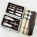 格紋電鍍美甲7件套定制