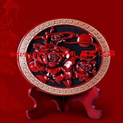 高浮雕欣賞盤(pán)定制 中秋商務(wù)禮品