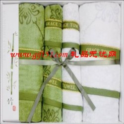 節(jié)節(jié)竹子高升毛巾禮盒套裝定制 毛巾竹節(jié)高升禮盒定做