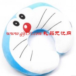 多啦A夢(mèng)U型枕頭頸枕定制,汽車(chē)枕頭定做
