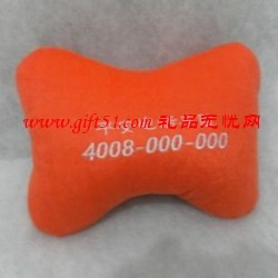 短毛絨小車(chē)枕定制 汽車(chē)骨頭枕定做