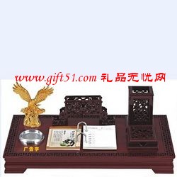 大展宏圖紅木臺歷定制,紅木臺歷印制LOGO