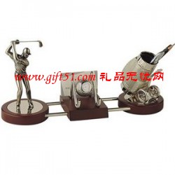 時鐘高爾夫文具臺定制