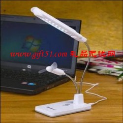 帶小風扇觸控USB臺燈