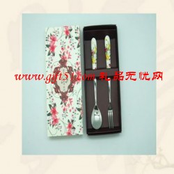 陶瓷不銹鋼餐具兩件套