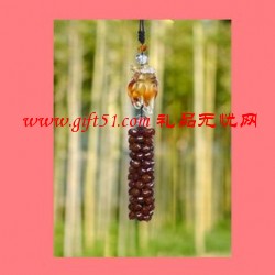 琉璃素手招佳音汽車掛件