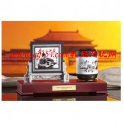 為人民服務(wù)文具臺(tái)套裝定制