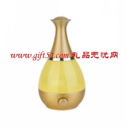 金色花瓶造型加濕器