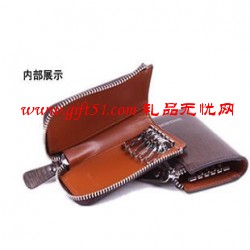 拉鏈休閑廣告鑰匙包