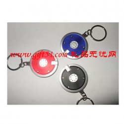 圓形廣告鑰匙扣燈