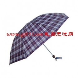 品牌天堂隱格聚酯紡三折鋼傘