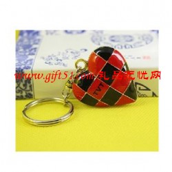 愛心廣告促銷鑰匙扣