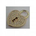 定制珠寶金鉆心形U盤