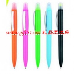 廣告三色熒光筆 廣告創(chuàng)意圓珠筆