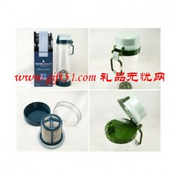 飄逸透明過濾水杯 夏天促銷活動水杯