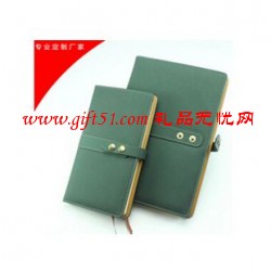 時(shí)尚平裝雙按扣筆記本記事本 32K本子