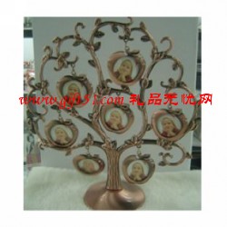 金屬蘋果家庭樹相框 生日禮品